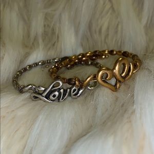 Alex & Ani love set bracelet
